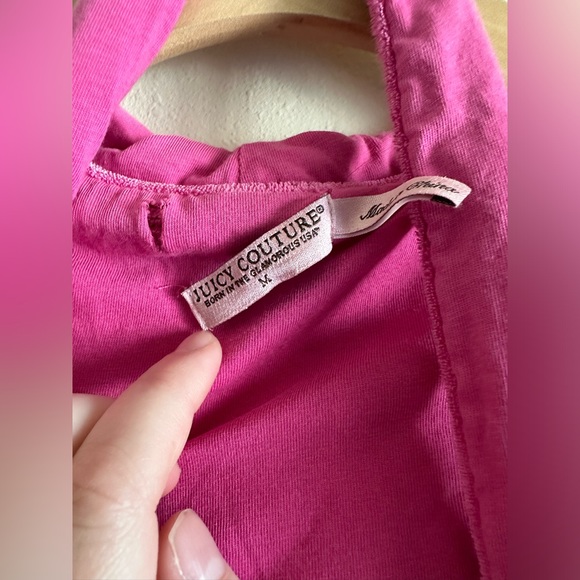 Vintage Y2K Juicy Couture Pink Ruffle Robe - Picture 5 of 5